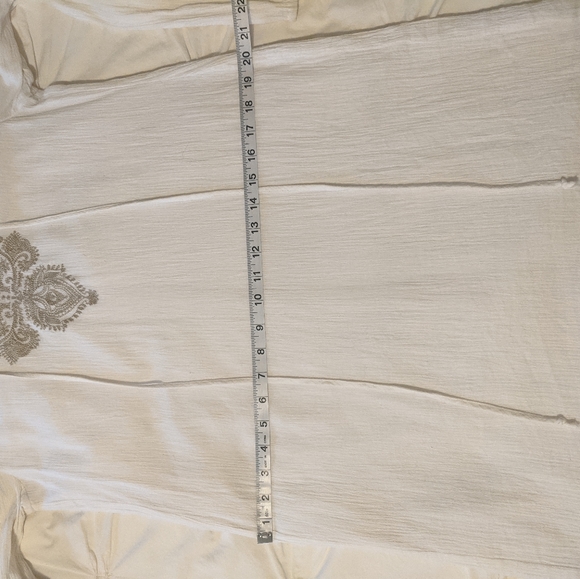 Michael Kors White Cotton Swim coverup & fully lined Dress - Picture 7 of 9